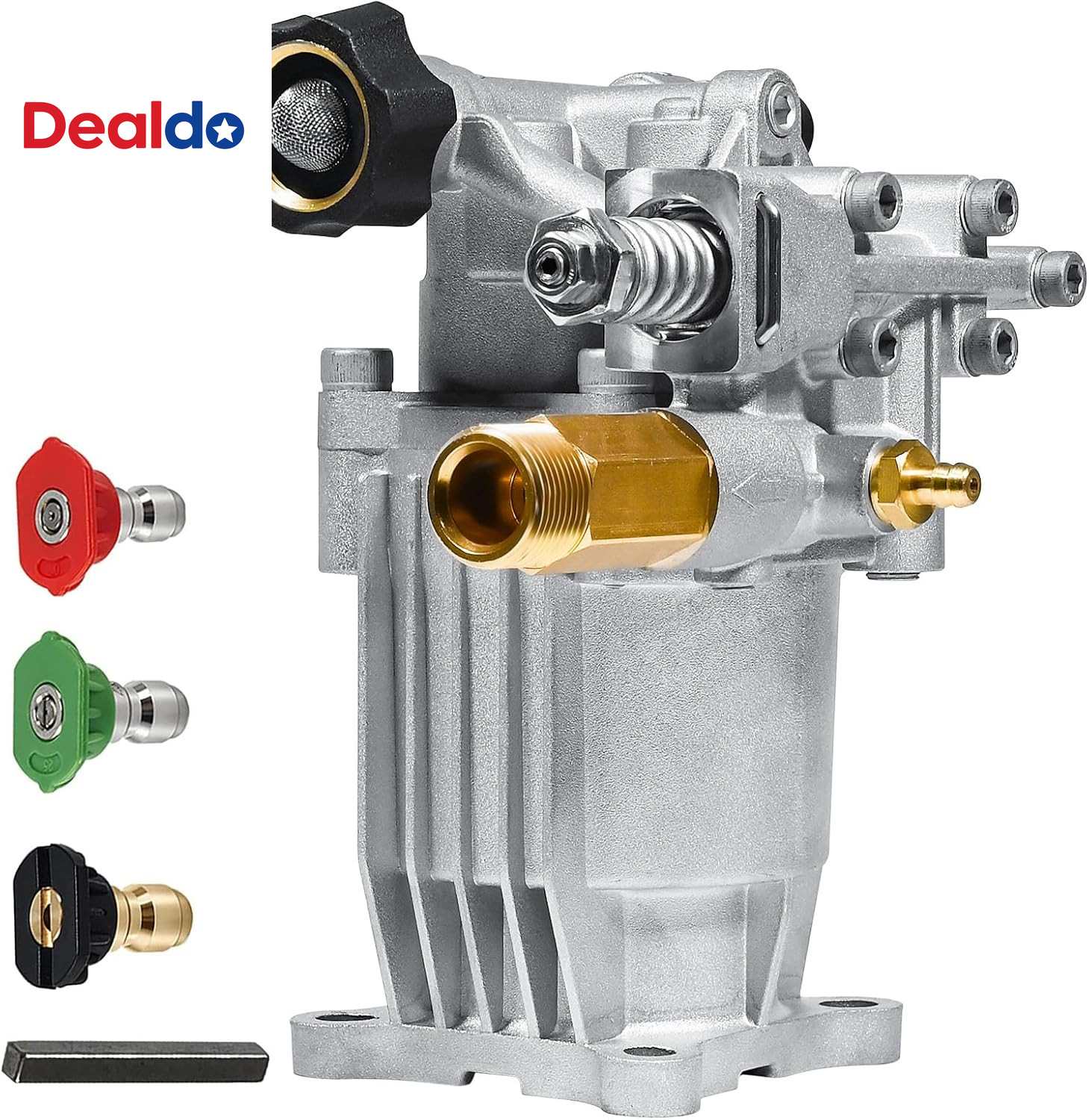 3/4" Shaft Horizontal Pressure Washer Pump, 2600-3400 PSI @ 2.5 GPM - Power Wash gallery