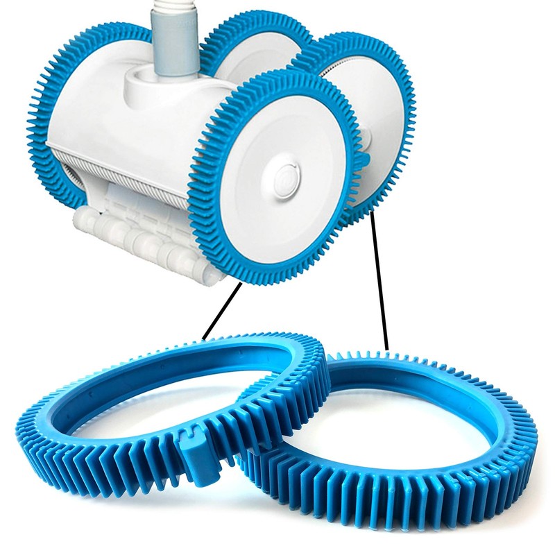 Pool Cleaner Tire Kit Front Rear Replacement for Suction Pool Cleaners gallery