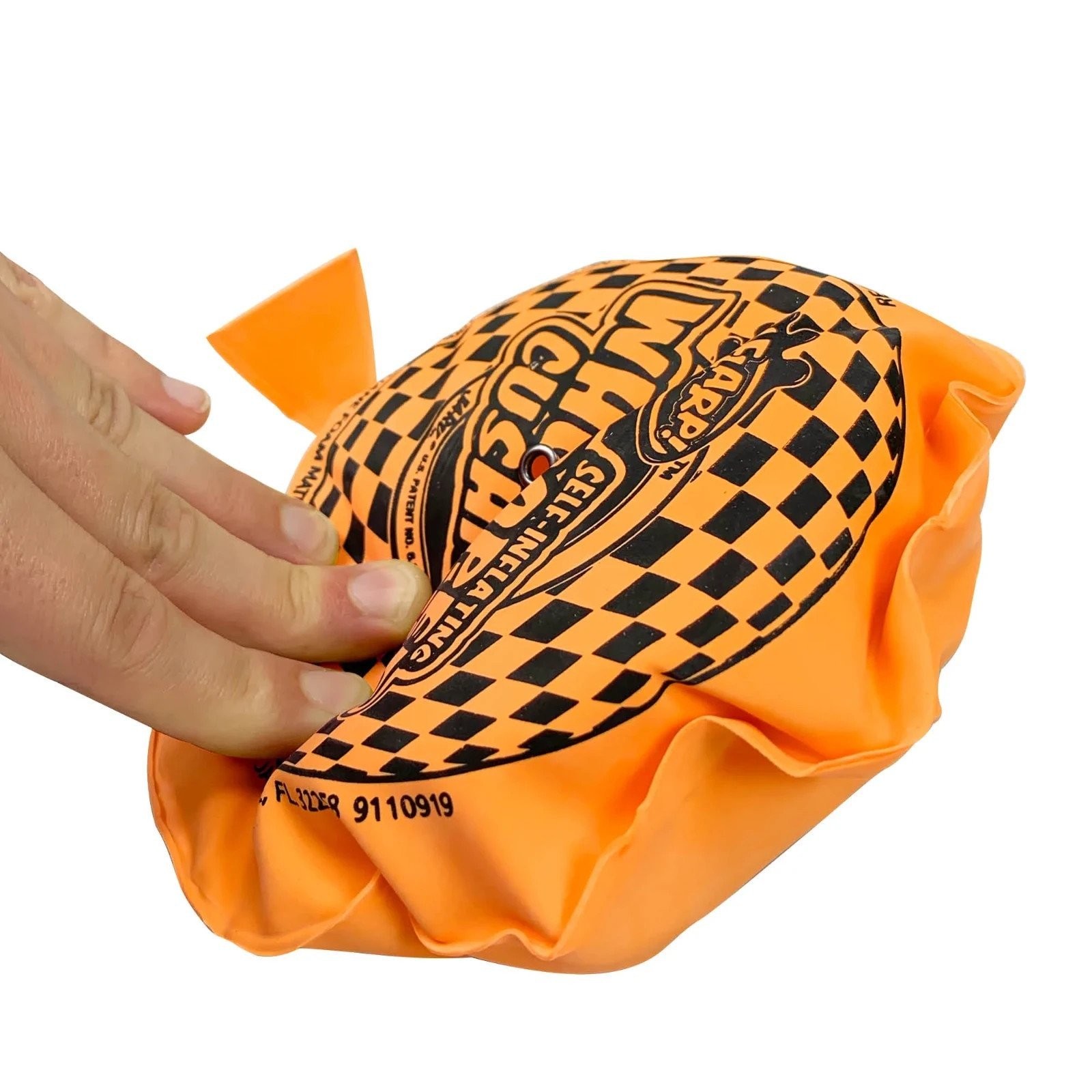 Flarp Self-Inflating Orange Whoopee Cushion, All ages, Party Gag Toy gallery