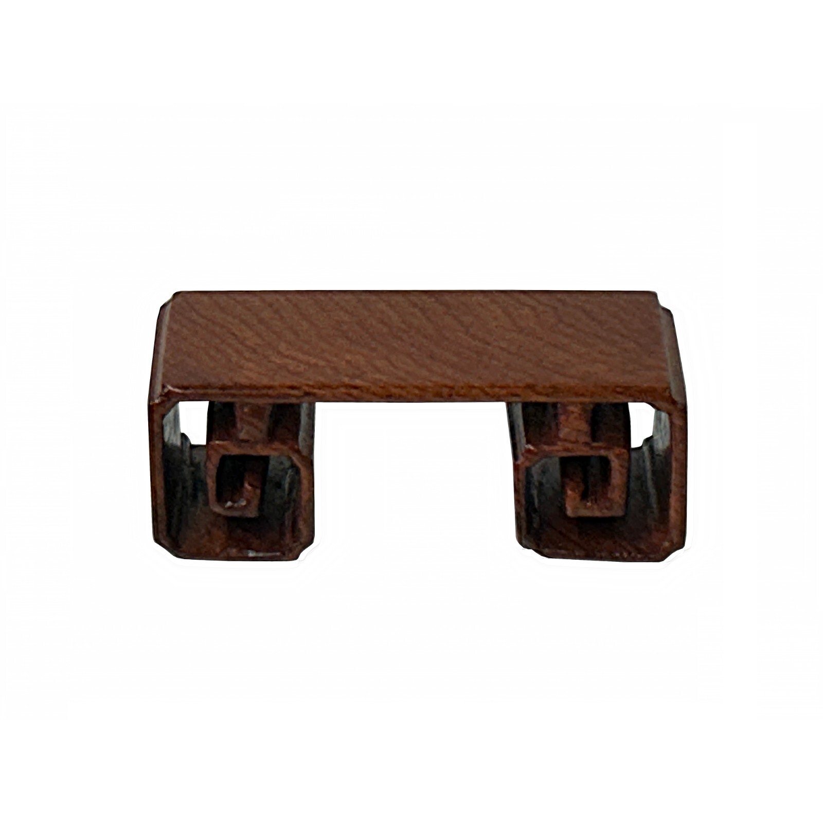 3" Brown Wood Straight Scroll Leg Rectangular Display Stand Riser Easel ws4145 gallery
