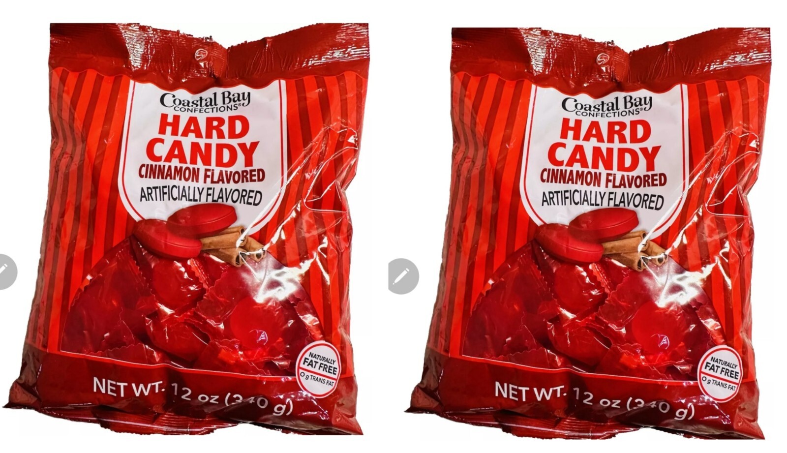 6 PACKS Hard Candy Individually Wrapped Cinnamon Flavored | Coastal Bay 12oz gallery