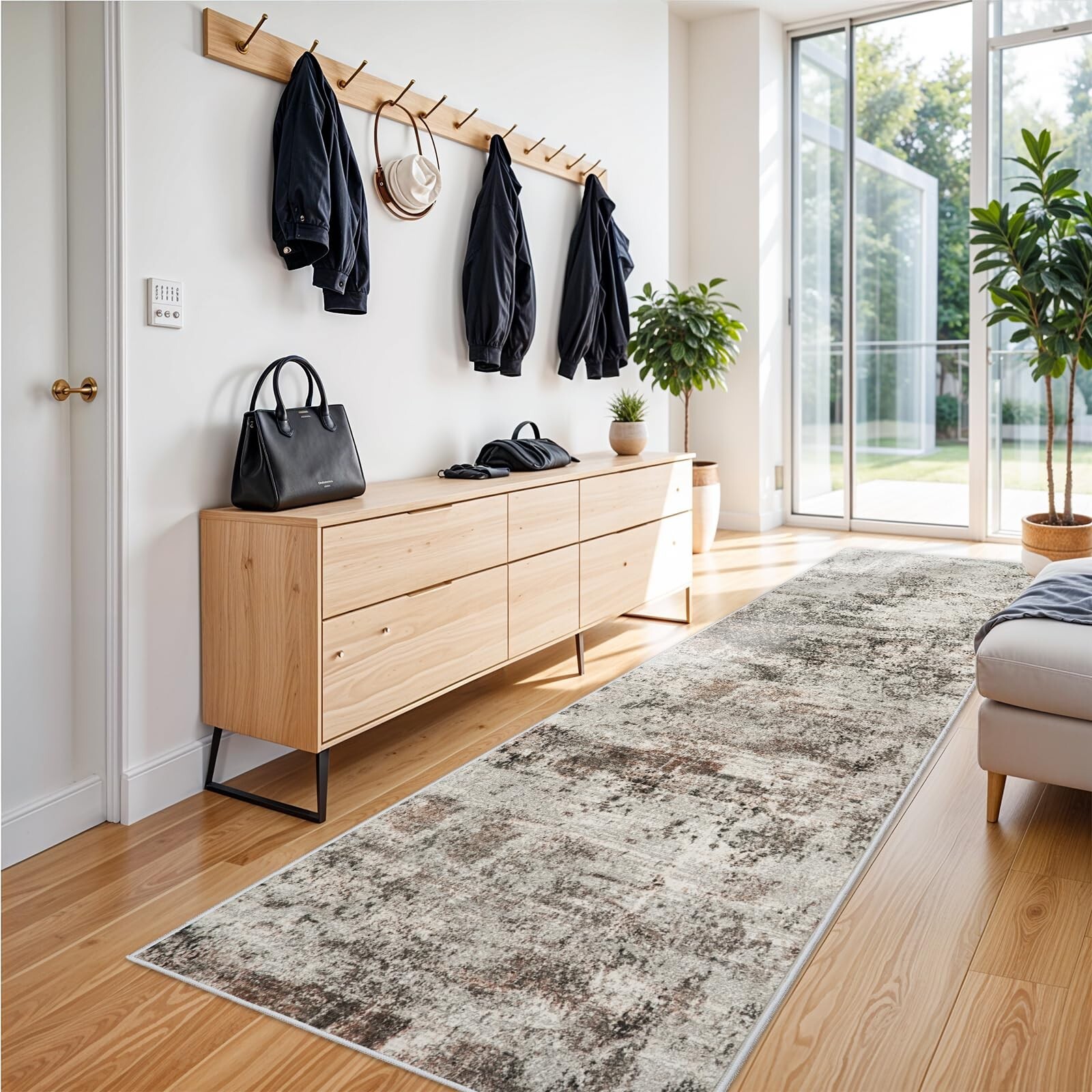 RUUGME Hallway 3x12 Runner Rug - runner Rug Stain Resistant for living room N... gallery