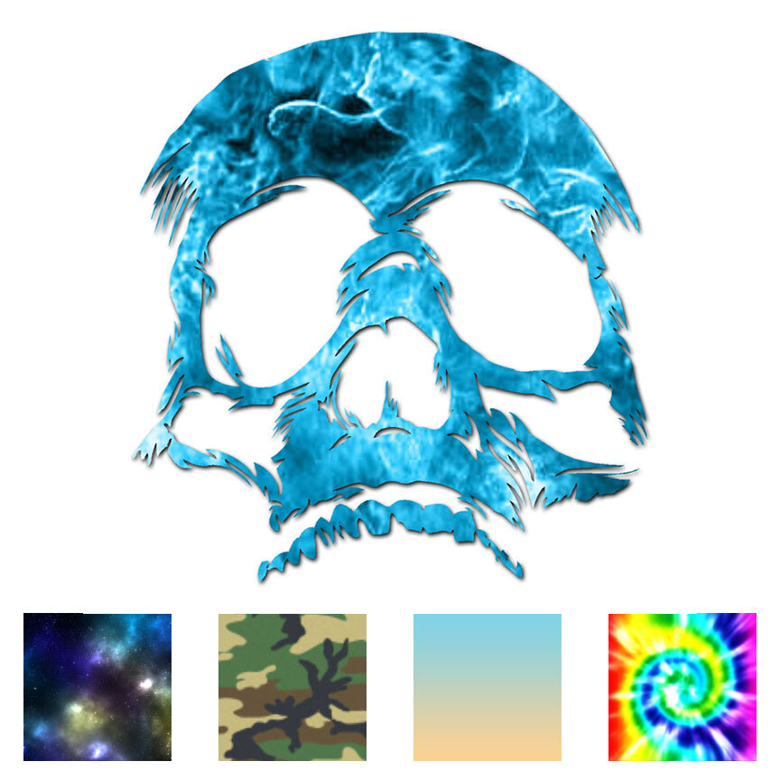 Dead Skull - Vinyl Decal Sticker - Multiple Patterns & Sizes - ebn1106