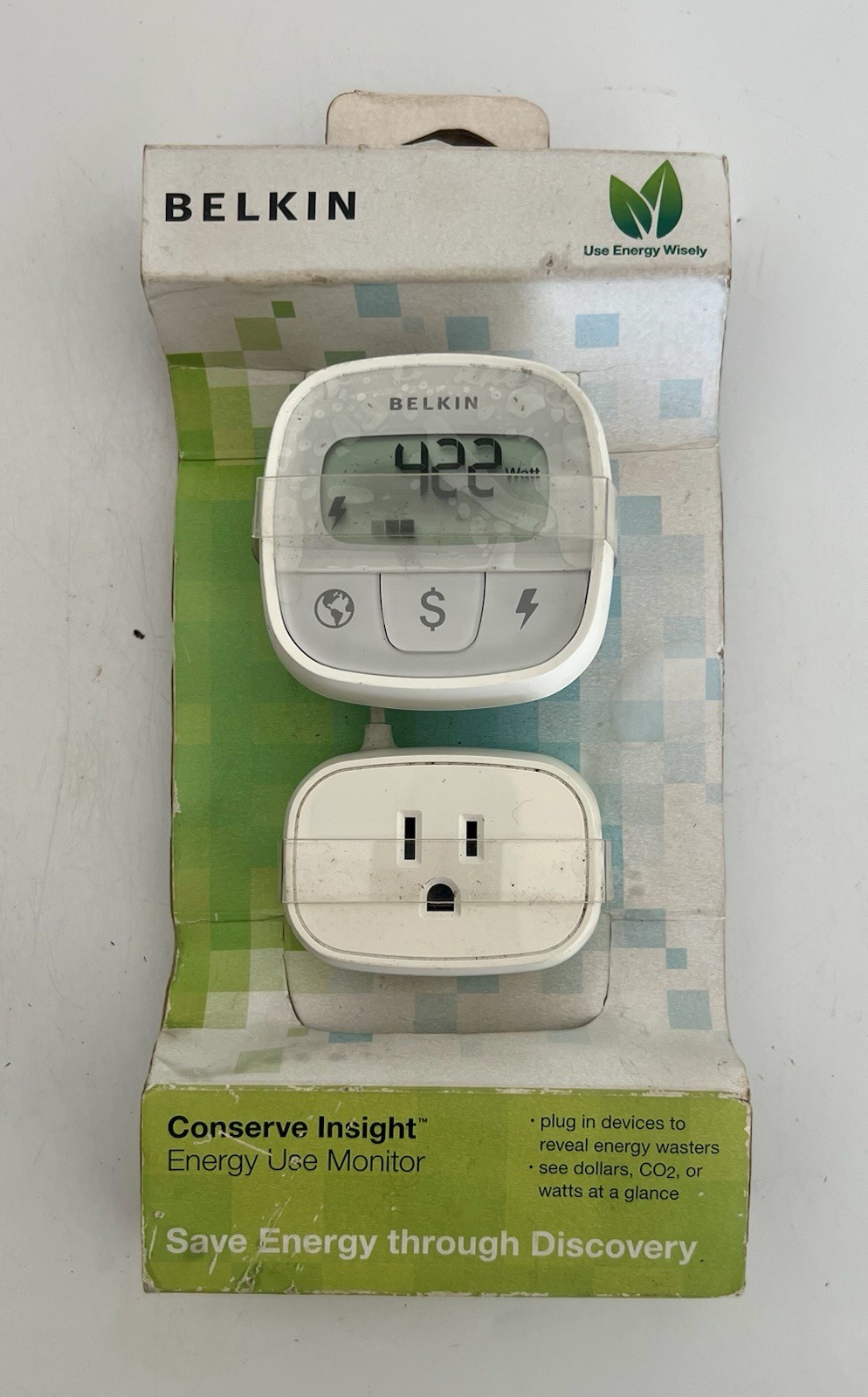 Belkin Conserve Insight Energy Use Monitor Model F7C005 NOS gallery