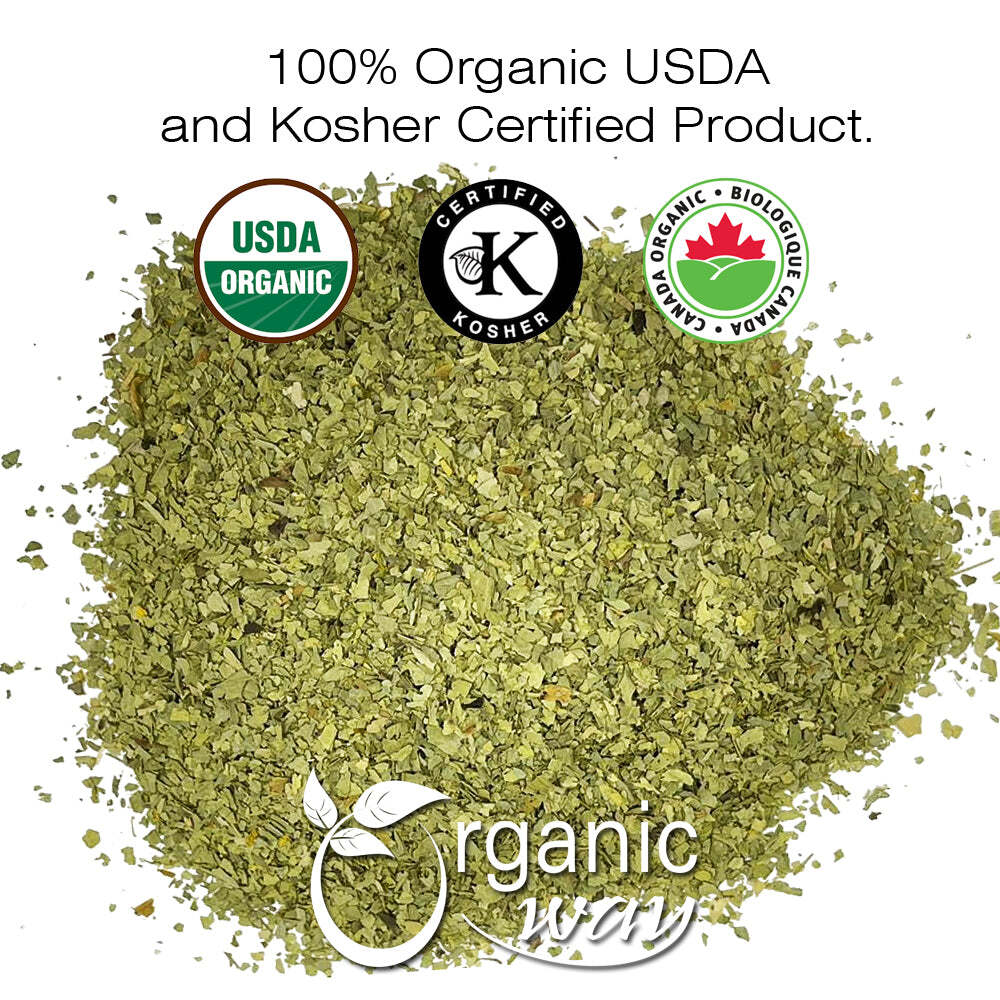 Organic Way Senna Leaf Cut & Sifted - Organic, Kosher & USDA Certified gallery