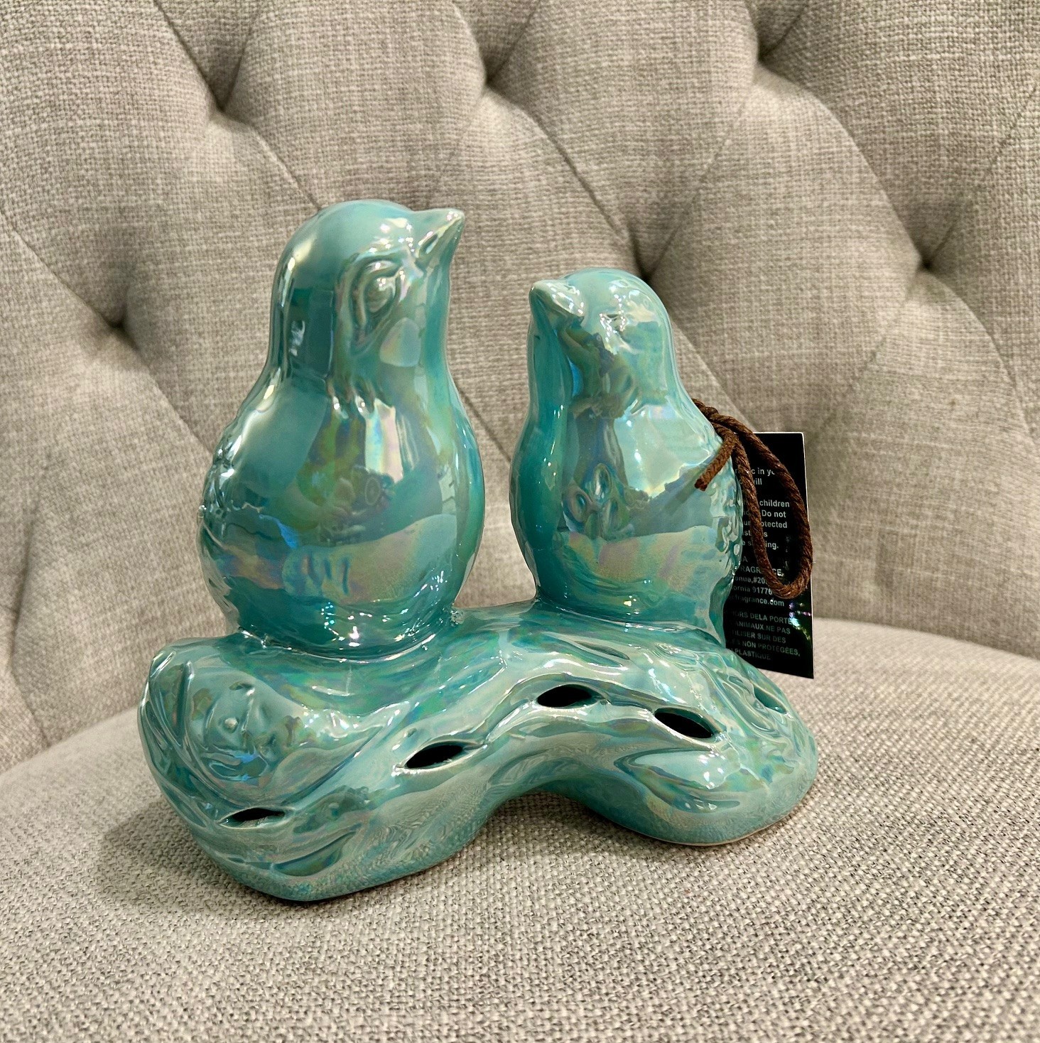 GC Home Decor COASTAL Ceramic Birds - NEW Scented Potpourri Peony & Honeysuckle gallery