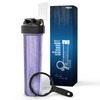 1 Transparent High Capacity 20 x 4.5” Whole House Filter System 1” Brass Port gallery