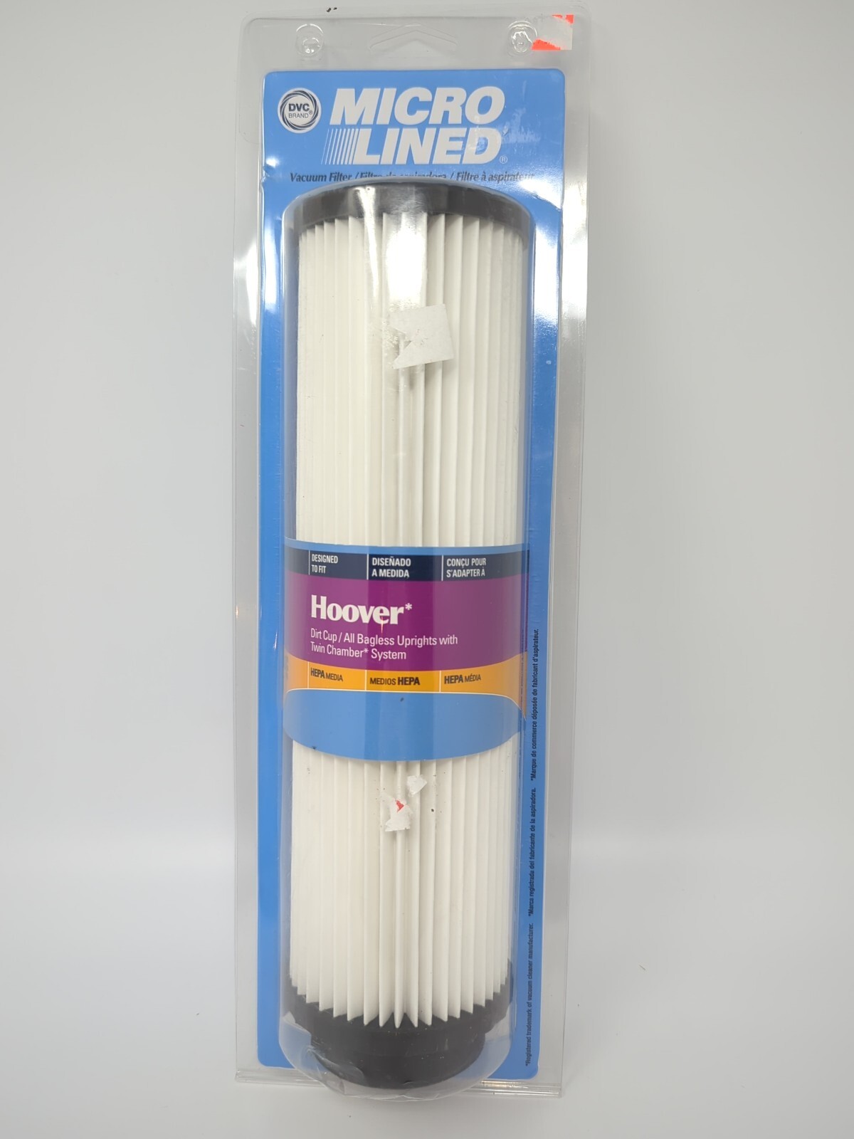 DVC Microlined Hepa Filter for Hoover Dirt Cup Twin Chamber Upright Vacuum gallery