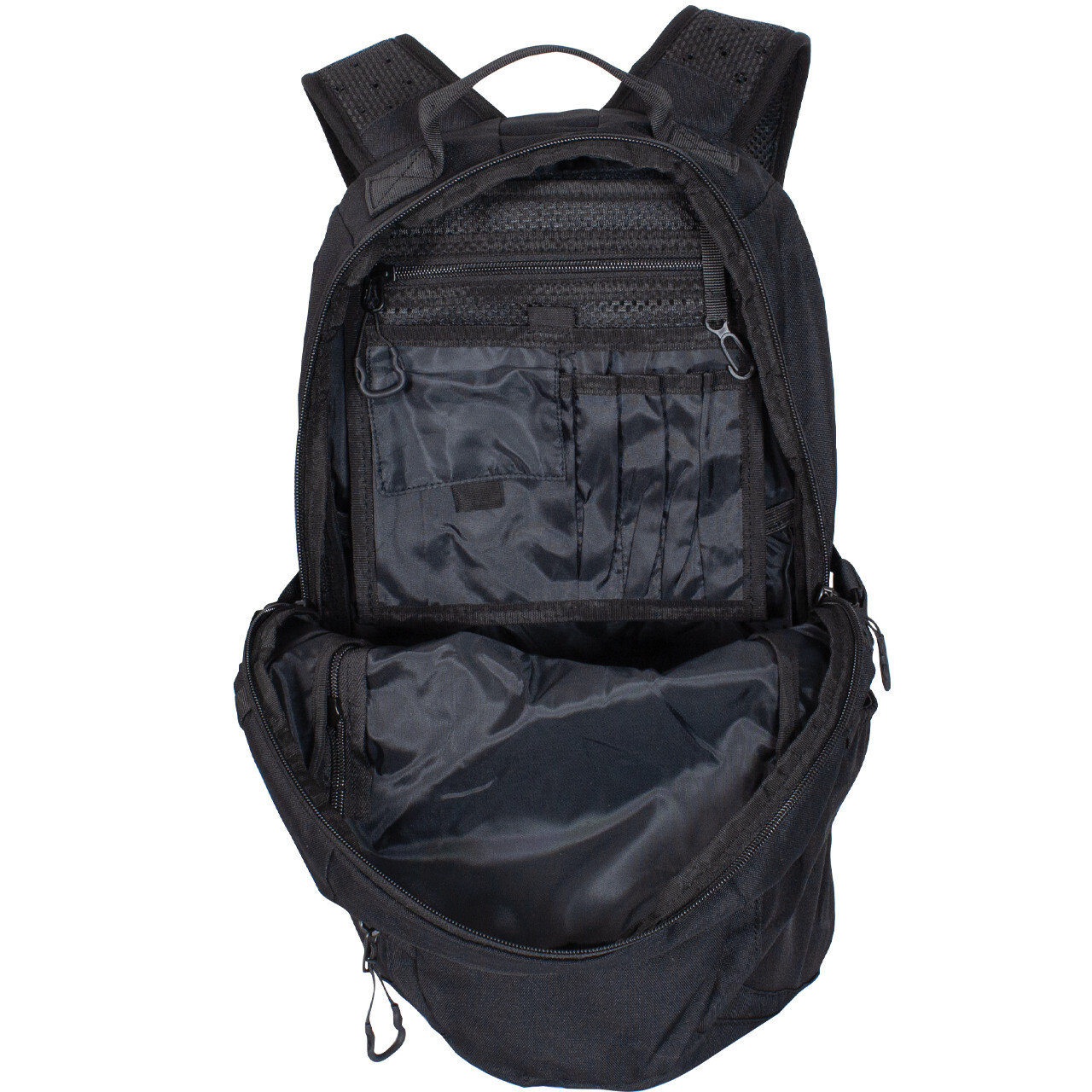 FHIOR Tactical Backpack 20L Black With Large Main Compartment Adjustable Straps 2