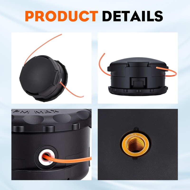 400 Bump Speed Feed String Trimmer Head For Echo SRM-225 SRM-230 SRM-210 Mower gallery