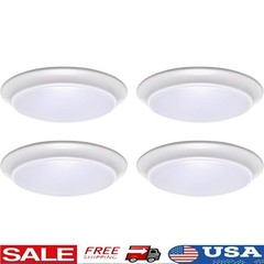 Dimmable LED Flush Mount Ceiling Light 85% Energy Saving 50000hrs ETL Certified