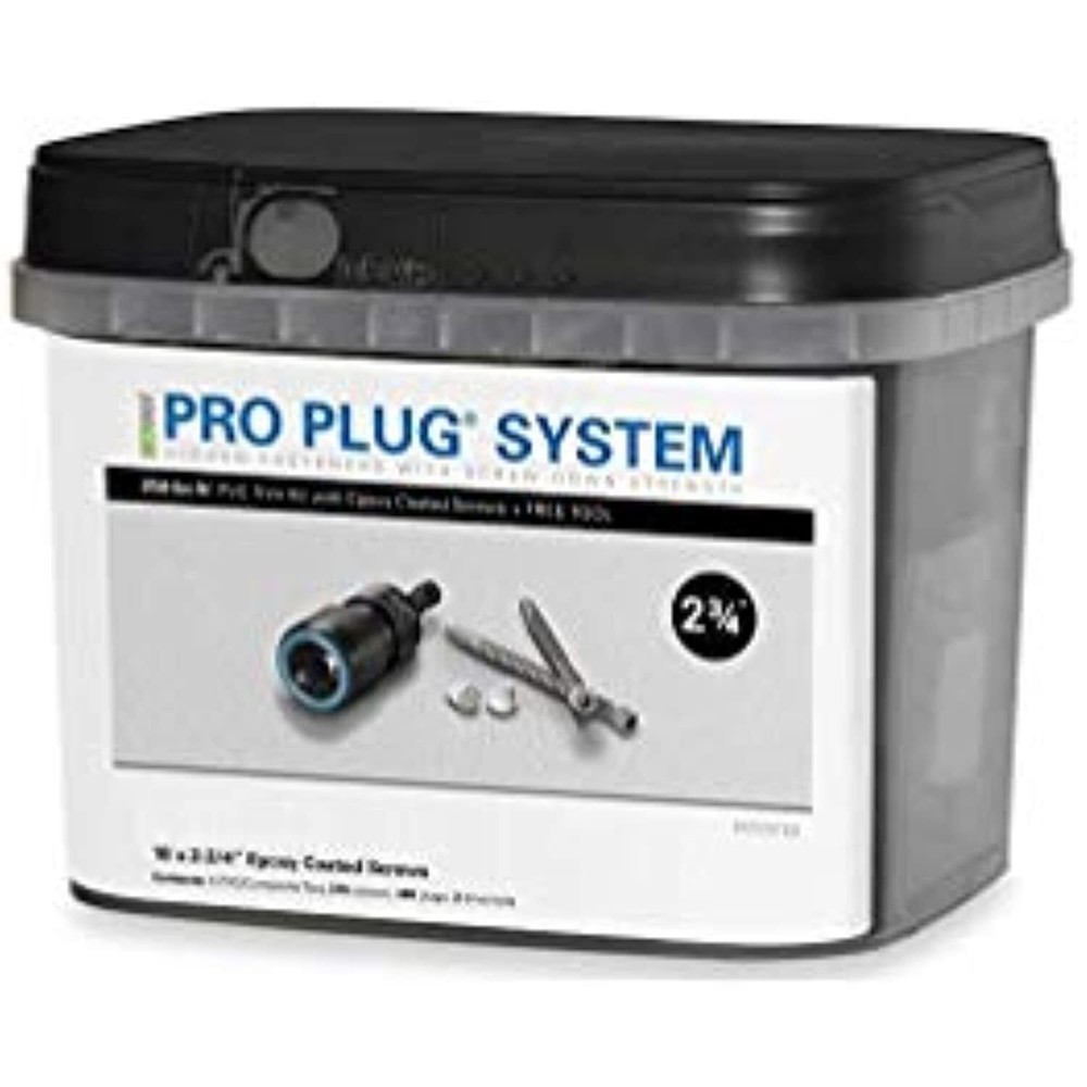 Pro Plug PVC Plugging System for AZEK Traditional Trim - Epoxy Steel - 375 pcs