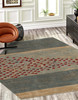 Fars Collection Area Rug - Jordan (7' 1" Octagon, Blue/ Light Blue) gallery