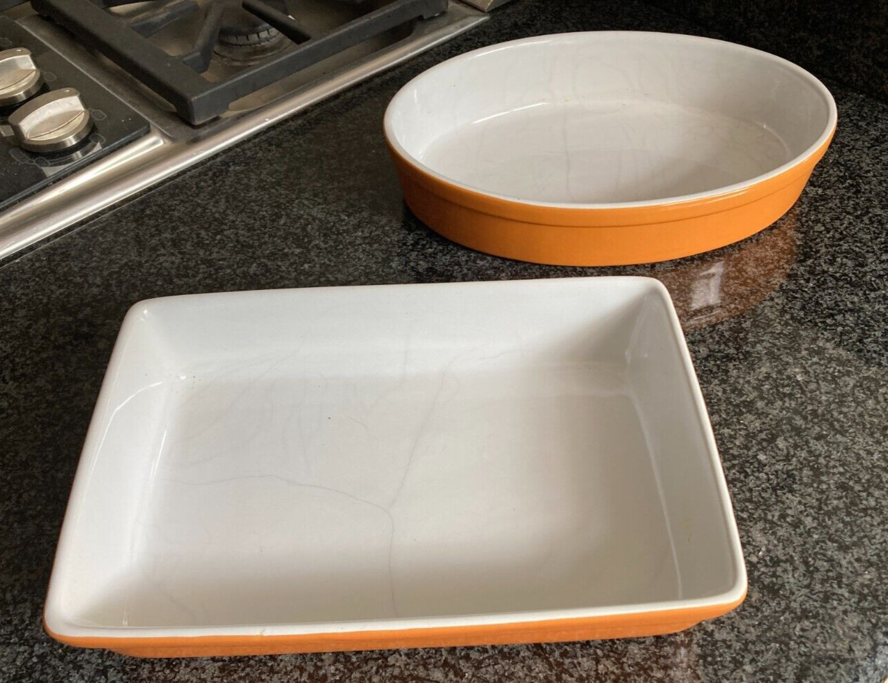 Mayfair & Jackson Oval & Rectangle Casserole Dishes 1 of each gallery