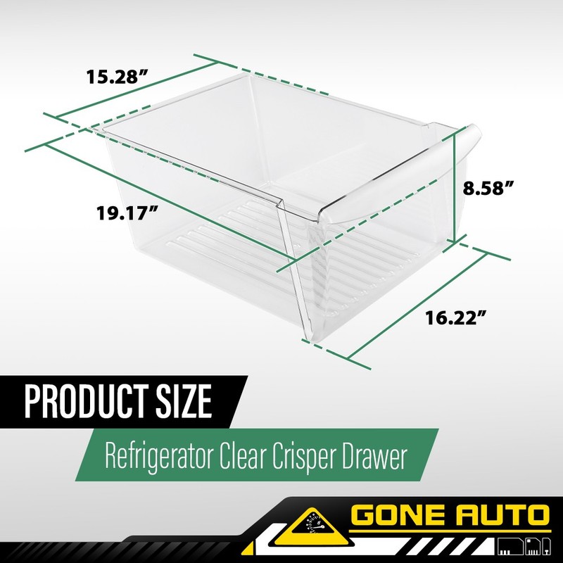 Frigidaire Refrigerator Upper Crisper Drawer Bin 240351061 FRS26RLECS0 FR6LSR5 gallery