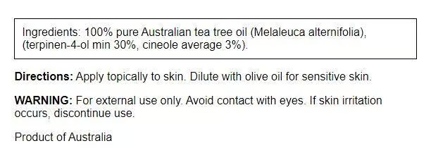 Swanson Tea Tree Oil 4 fl oz Liquid gallery