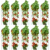 VEVOR Tomato Cages Plant Support Cage 10Pack Square Steel 3.8FT Green for Garden gallery