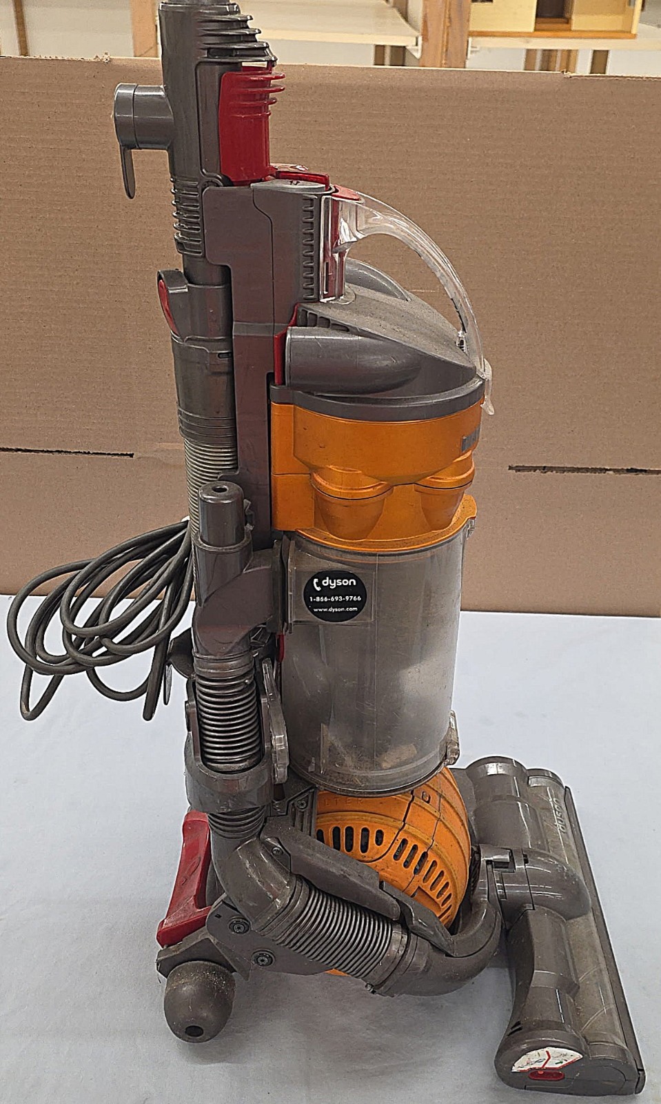 DYSON DC24 UPRIGHT MULTI FLOOR ROLLER BALL VACUUM CLEANER WORKS*SEE DESCRIPTION gallery