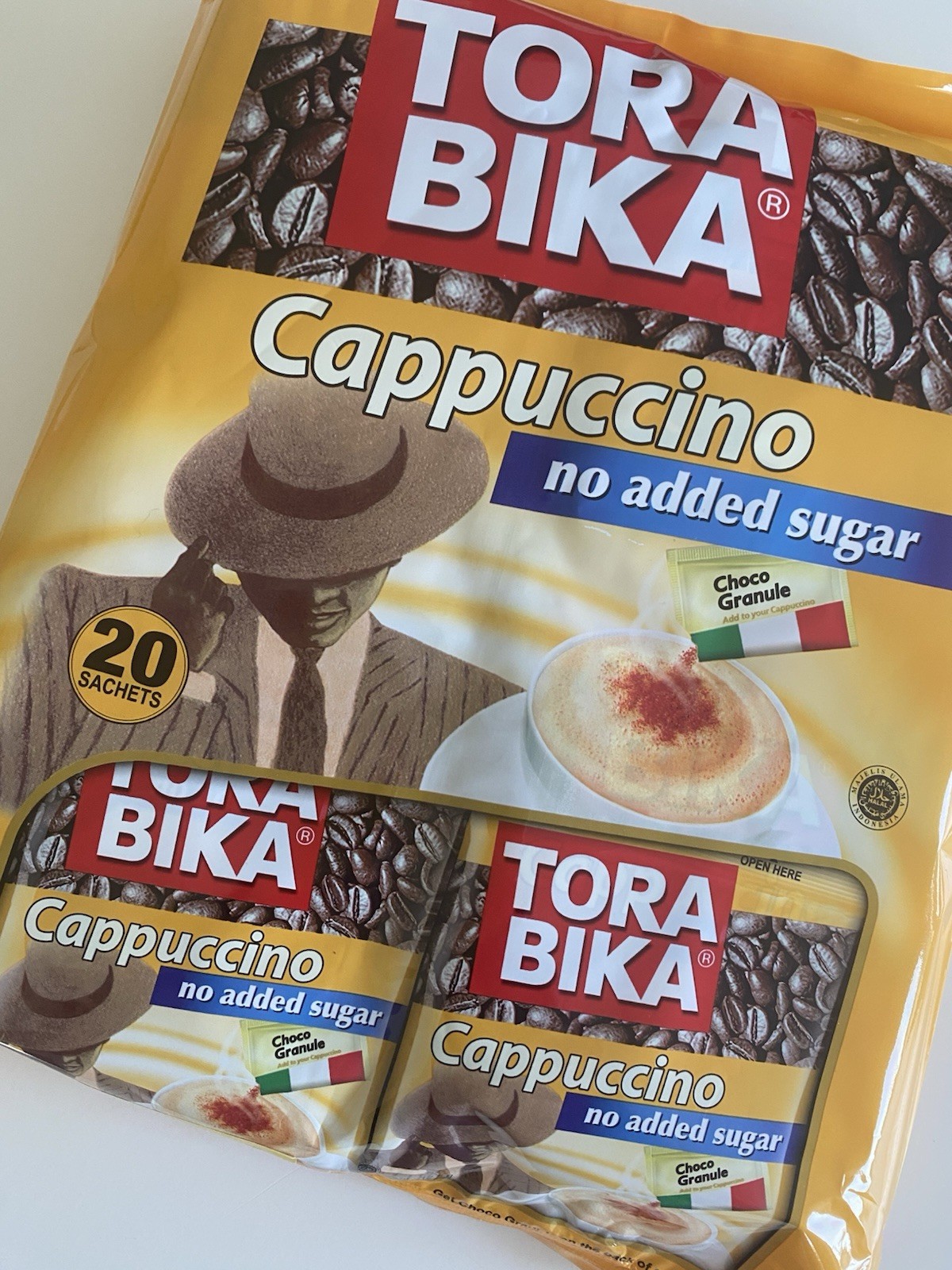 Tora Bika Cappuccino Instant Coffee Flavored Coffee 500g Coffee 20 Bags*25g/Bag gallery