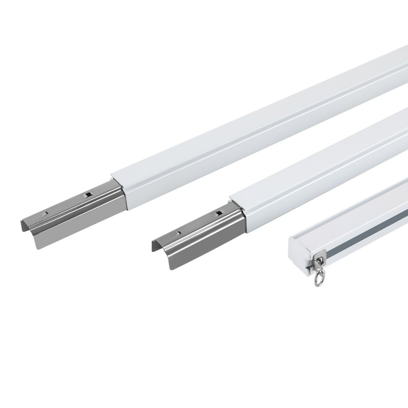 6-9Ft Ceiling Curtain Track Set Bendable for Home Hospital Window with Hooks gallery