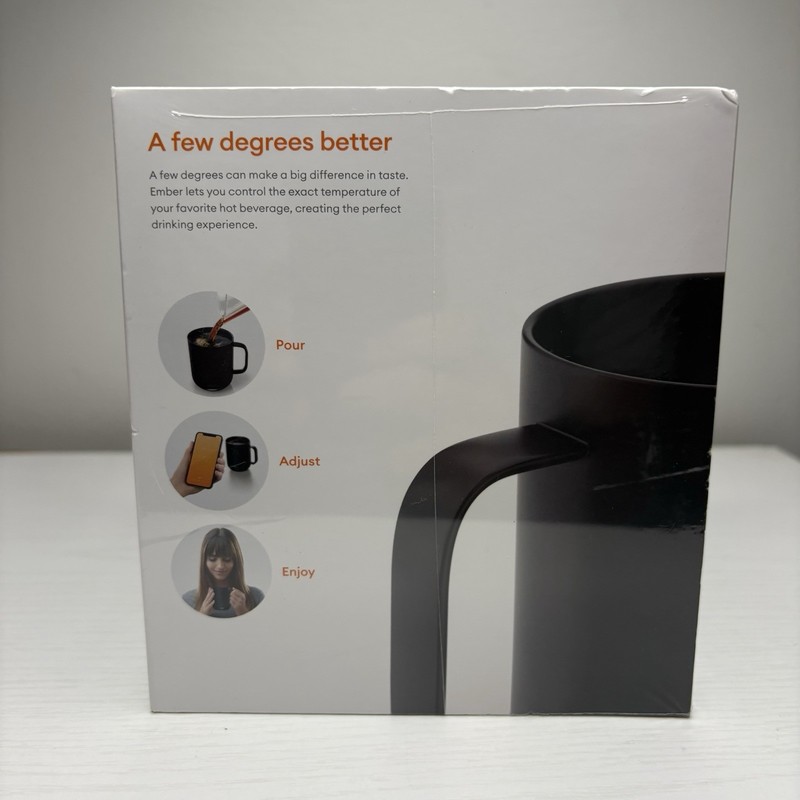 Ember Temperature Control Mug 2 – 10 oz / 295ml – Black – NEW IN BOX gallery