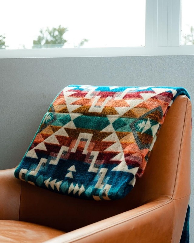 QISU Wool Blanket Throw 94x78 | Large Warm Soft Handmade Ecuador Hypoallergenic gallery