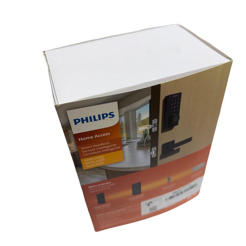 Phillips Home Access Smart Deadbolt 4200 Series Smart Lock - Matte black gallery