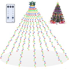 Christmas Tree Lights with Remote 400 LED 10 Lines Christmas Lights for Tree …