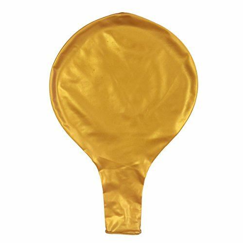 Wrapables Giant 36" Latex Party Balloons (Set of 5), Gold gallery