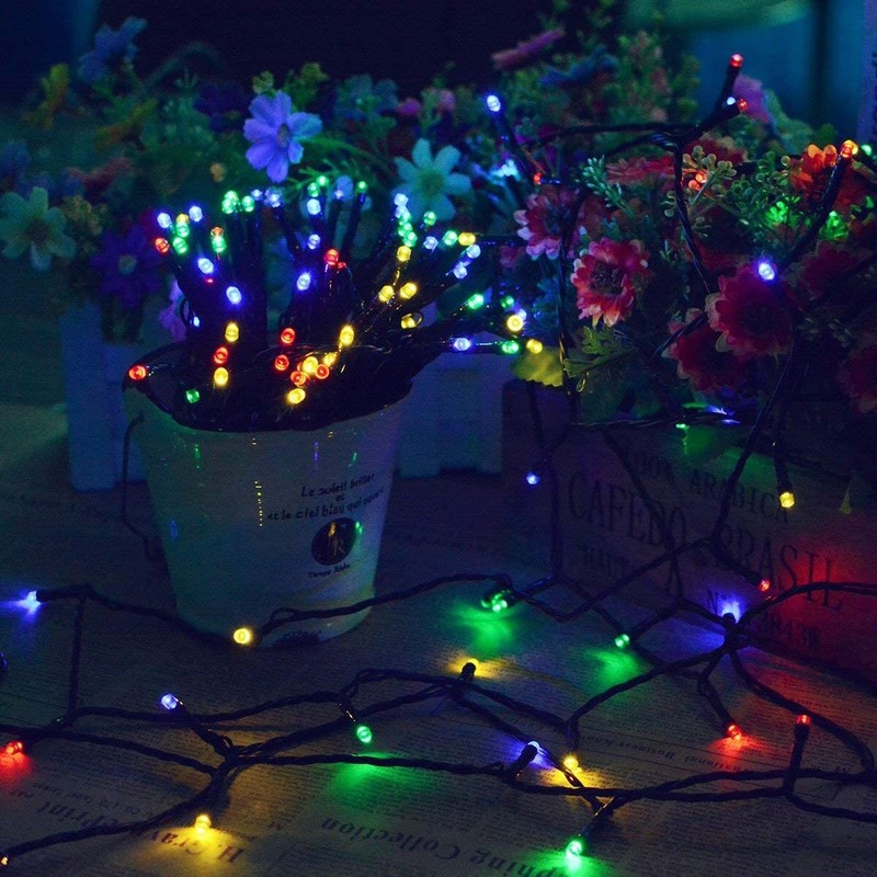 100 LED 8 Modes Solar String Lights Outdoor Garden Party Xmas Fairy Wedding Lamp gallery