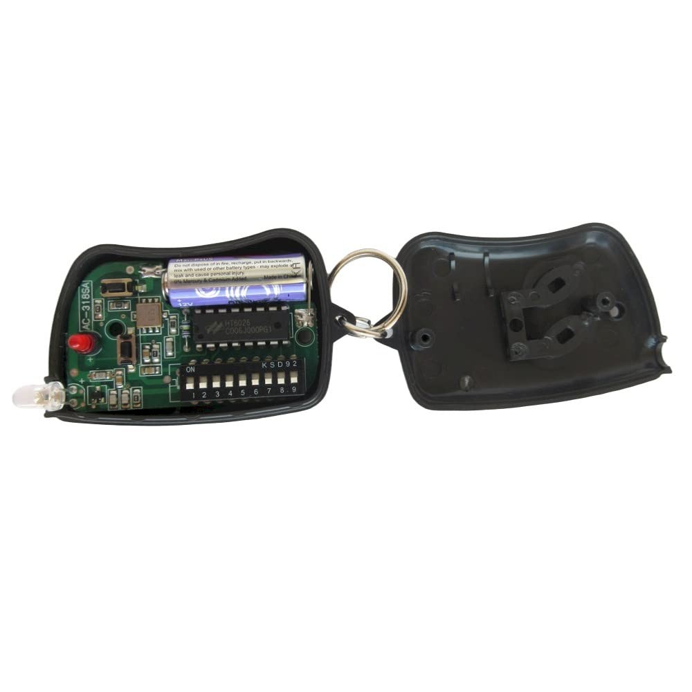 ACCESS-318 Mini Remote Control Garage Door Gate Opener with LED 9 Digit Black gallery