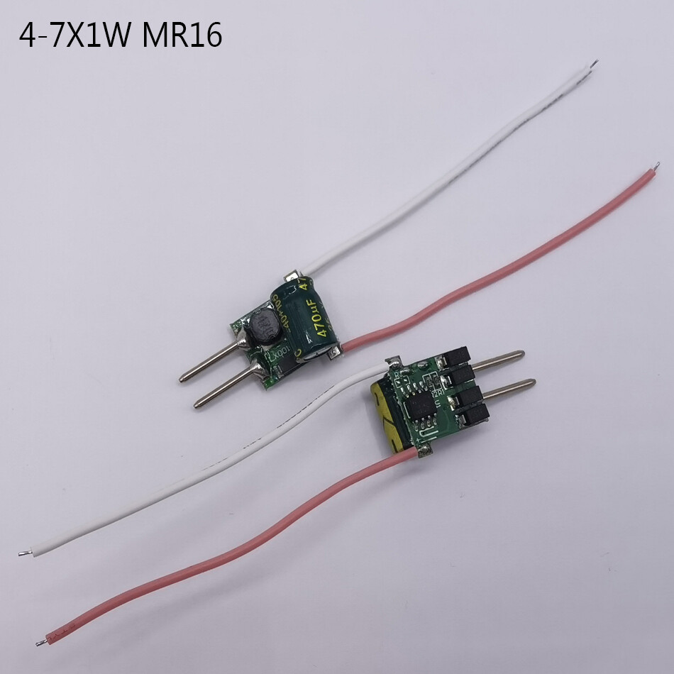 4-7X1W 7X1W MR16 LED Driver 300mA DC12V For 4W 5W 6W 7W LED High Power Lamp gallery