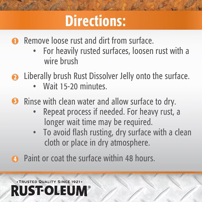 RUST-OLEUM Rust Dissolver Naval Jelly Liquid - 8 fl oz gallery