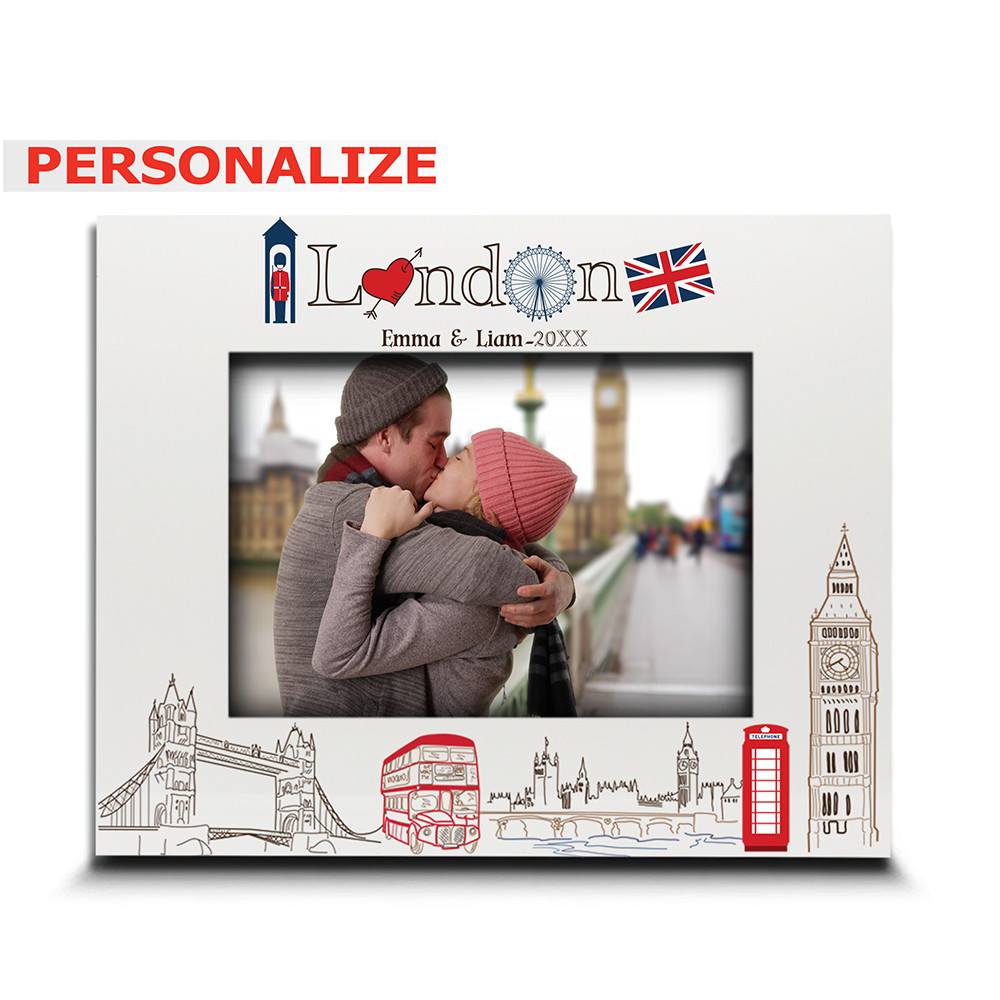 PERSONALIZE-London Picture frame-Wedding, Honeymoon, Vacation in London gallery