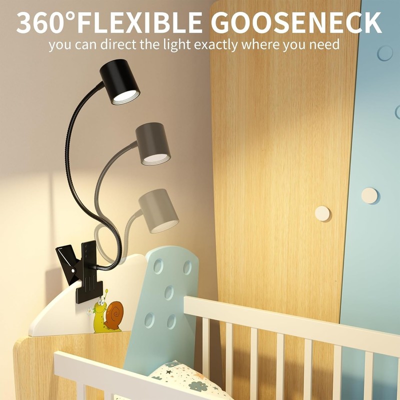 Highly Efficient LED Reading Light with 360° Flexibility & Eye Protection gallery