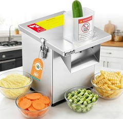 Commercial Vegetable Processor Slicer Dicer Shredder 330lb h