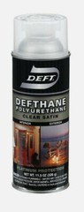 Deft Defthane Polyurethane Spray CLEAR SATIN 11.5oz Interior/Exterior DFT025S/54