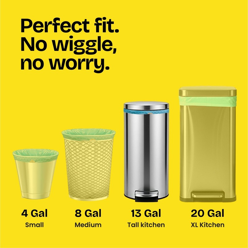 ForceFlex MaxStrength Scented Tall Kitchen Trash Bags 13 Gallon Bahama Bliss gallery