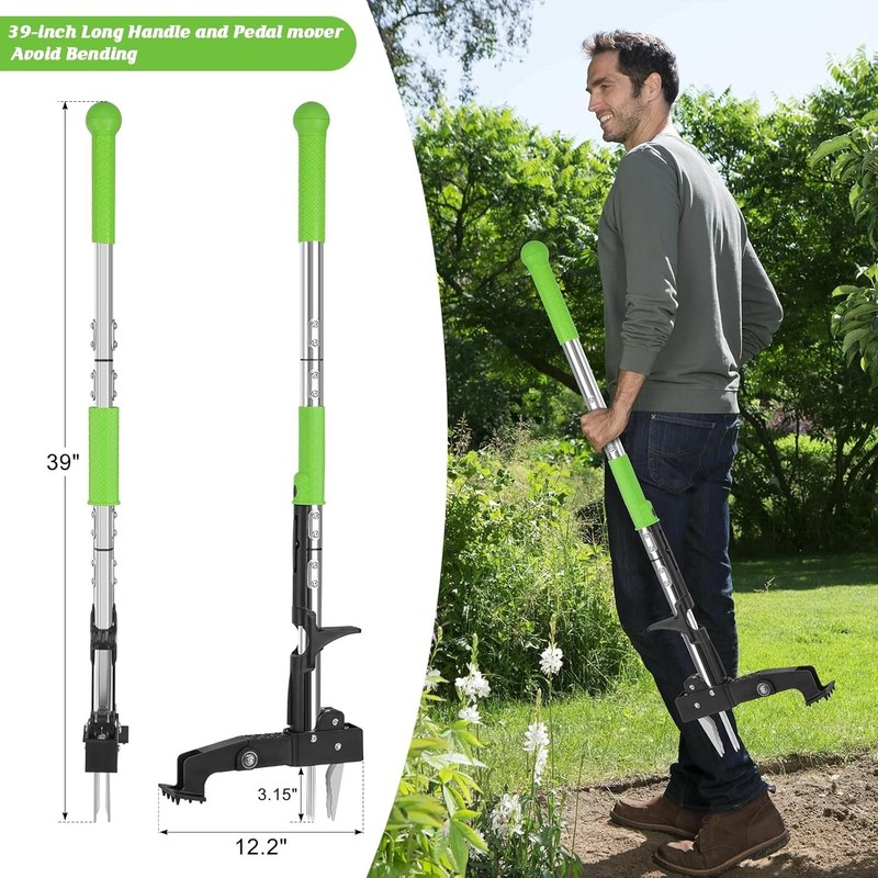 Weeder Puller Tool Stand Up Weed Tool with Long Handle Garden Weed Remover Tool gallery