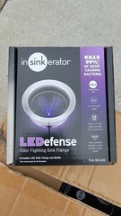 InSinkErator LEDefense Garbage Disposal Flange Antimicrobial LED Light NEW NIB