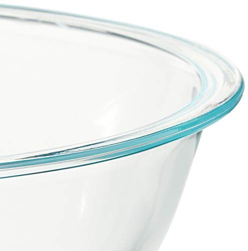 Pyrex Smart Essentials Glass Bowls with Plastic Lids, 8 fluid ounces, Clear gallery