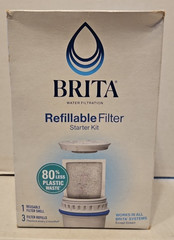 Brita Refillable Water Filter Starter Kit – New (open box) X