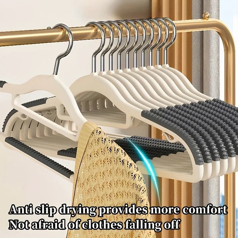 Durable Plastic Hangers Non Slip for Clothes Coat 360° Swivel Hook Heavy Duty gallery