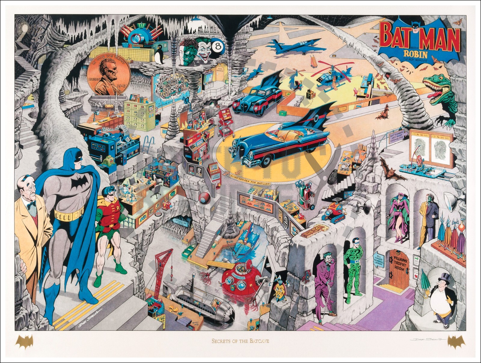 BATMAN - SECRETS OF THE BATCAVE POSTER - VINTAGE REPRINT gallery