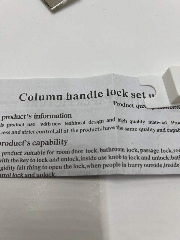 Door Handle Lock Adjustable Backset Stainless Steel QB/T2474-2000 gallery