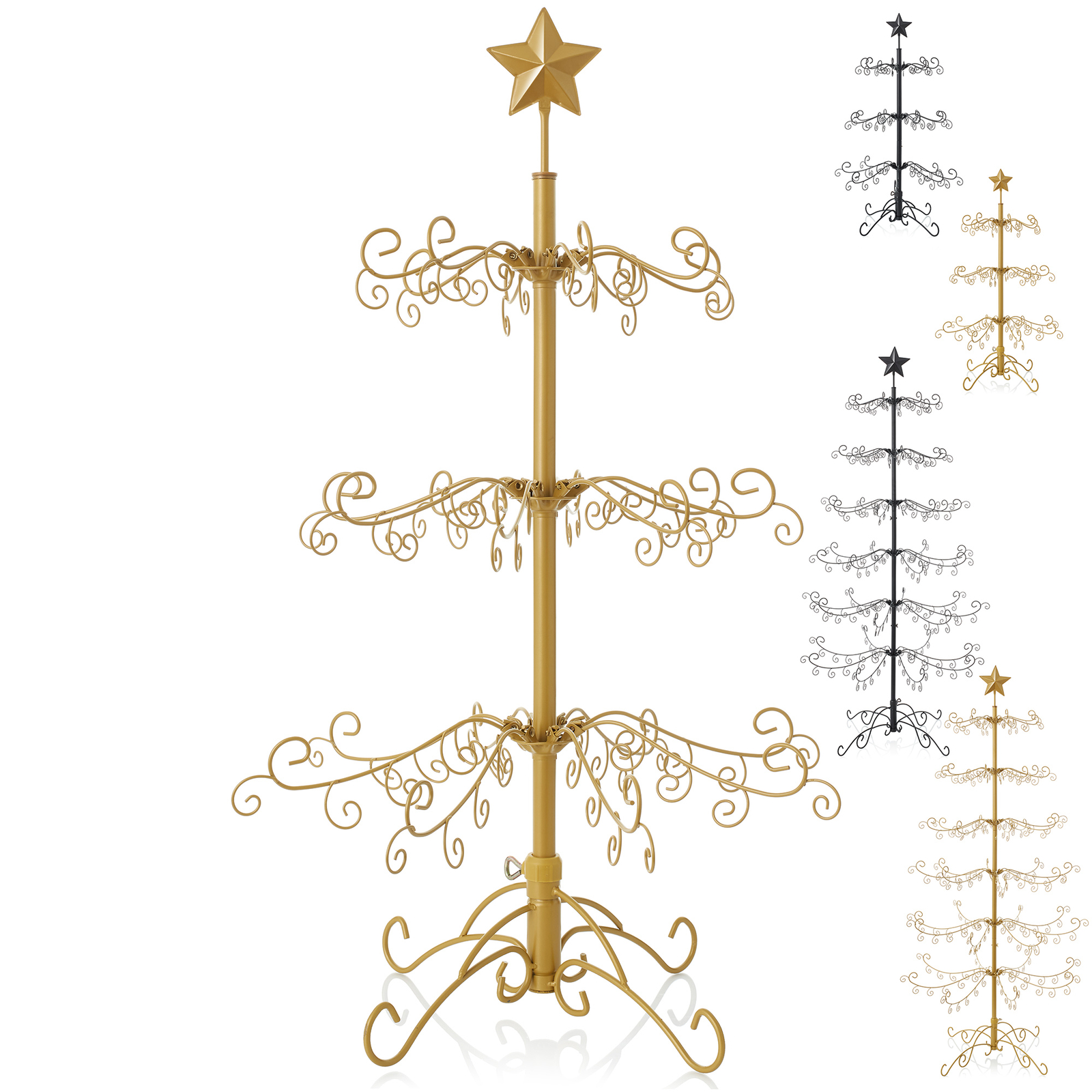 Ornament Display Stand - Wrought Iron Christmas Tree Ornament Holder gallery