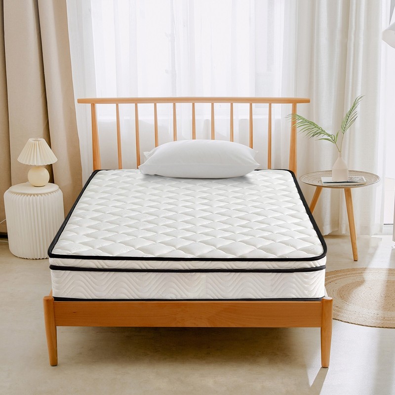 8"10" Gel Memory Foam and Spring Hybrid Mattress Twin Full Queen King Size gallery