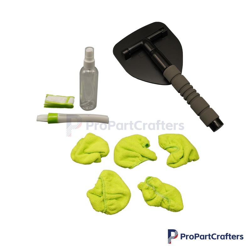 Wiper Cleaner Brush Pad Extendable Windshield Cleaning Tool Kit Car Window Glass gallery