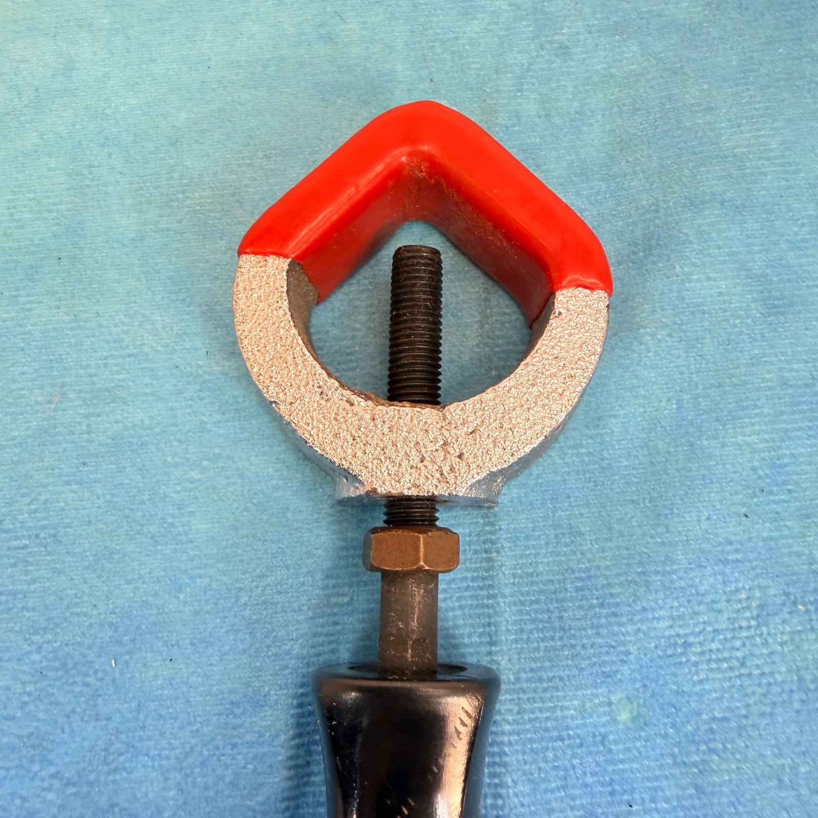 Cal-Hawk Punch and Chisel Holder Tool Safety Handle Hand Guard V-Clamp gallery