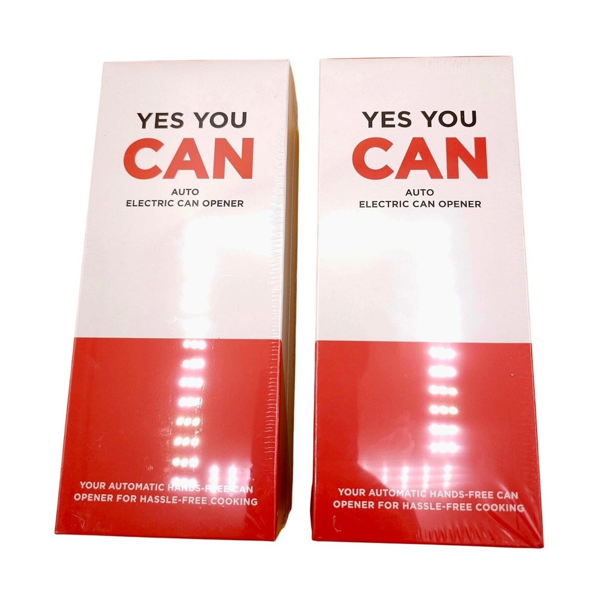 (2) Kitchen Mama Yes You Can Auto Can Openers Red One-Touch Easy To Use Set of 2 gallery